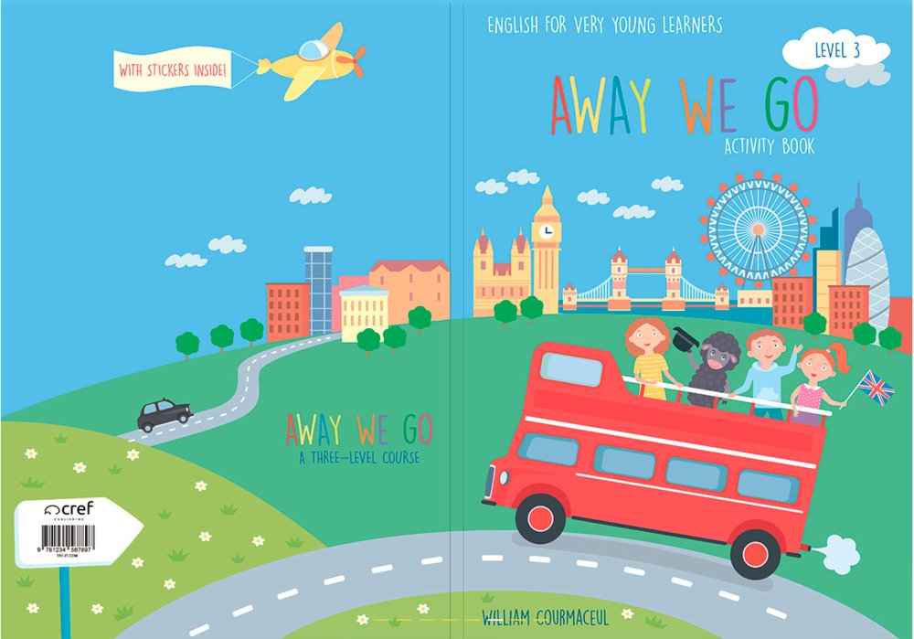 Away We Go - Activity Book - Level 3, de COURMACEUL | portada del libro