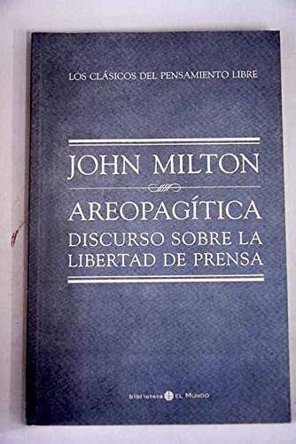 AREOPAGITICA, de JOHN MILTON | portada del libro