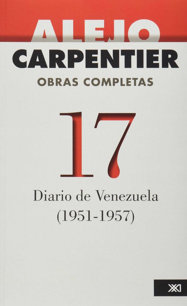 DIARIO DE VENEZUELA 1951-1957, de ALEJO CARPENTIER | portada del libro