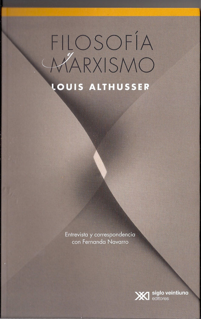FILOSOFíA MARXISMO, de LOUIS ALTHUSSER | portada del libro