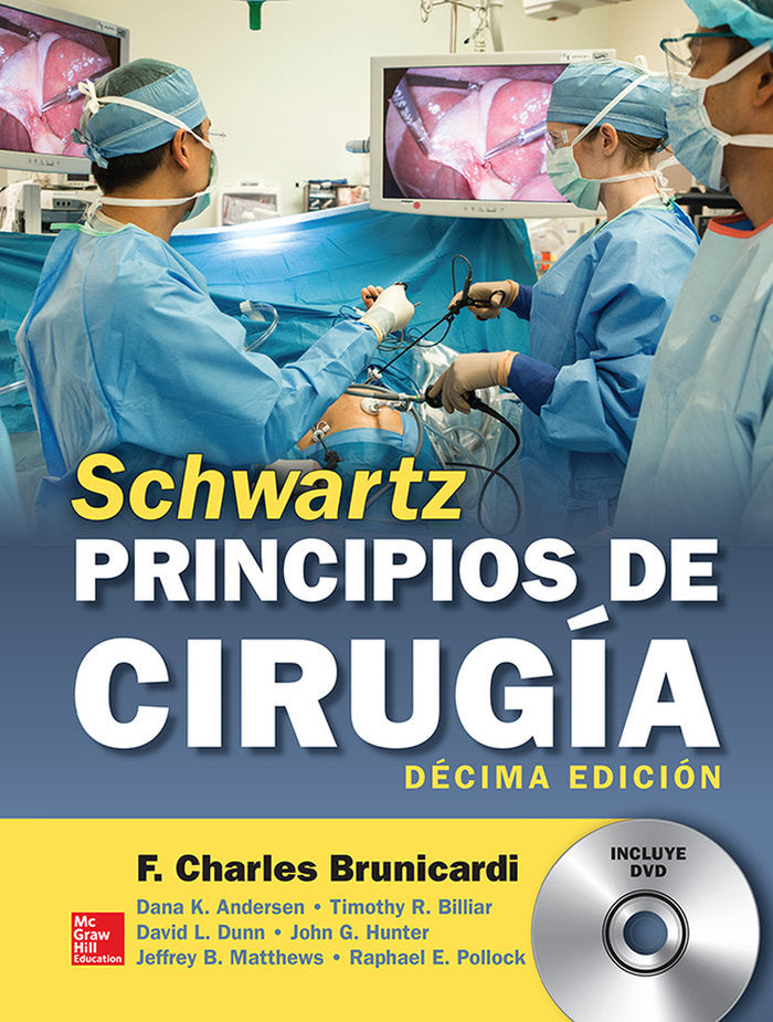 PRINCIPIOS DE CIRUGIA SCHWARTZ, de Brunicardi,F. | portada del libro