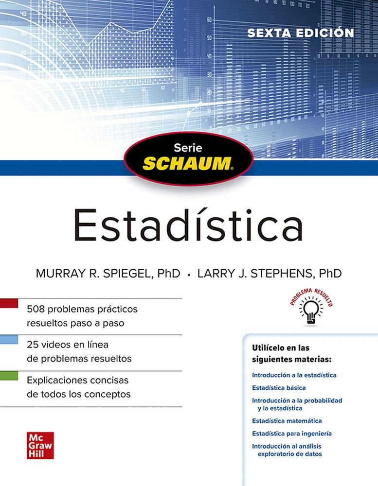 SCHAUM ESTADISTICA, de SPIEGEL | portada del libro