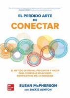 EL PERDIDO ARTE DE CONECTAR, de SUSAN MCPHERSON | portada del libro