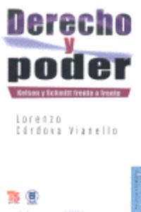 DERECHO Y PODER. KELSEN Y SCHMITT FRENTE A FRENTE, de CORDOVA | portada del libro