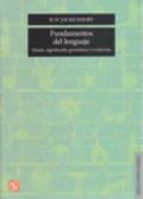 FUNDAMENTOS DEL LENGUAJE, de Ray Jackendoff | portada del libro