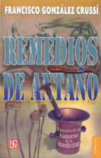 Remedios de antaño. Episodios de la historia de la medicina, de FRANCISCO GONZALEZ CRUSSI | portada del libro