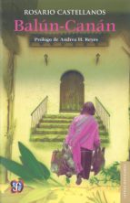 Balún-Canán, de Rosario Castellanos | portada del libro