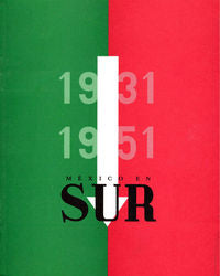 MEXICO EN SUR. 1931-1951 | portada del libro