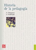 Historia de la pedagog¡a, de NICOLA ABBAGNANO | portada del libro