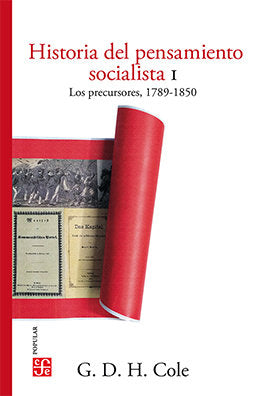 HISTORIA DEL PENSAMIENTO SOCIALISTA, de G. D. H. COLE | portada del libro