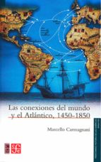 LAS CONEXIONES DEL MUNDO Y EL ATLANTICO, 1450-1850, de Marcello Carmagnani | portada del libro