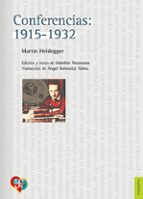 CONFERENCIAS 1915-1932, de Martin Heidegger | portada del libro
