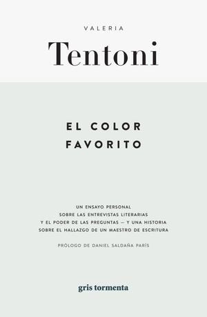 EL COLOR FAVORITO, de VALERIA TENTONI | portada del libro