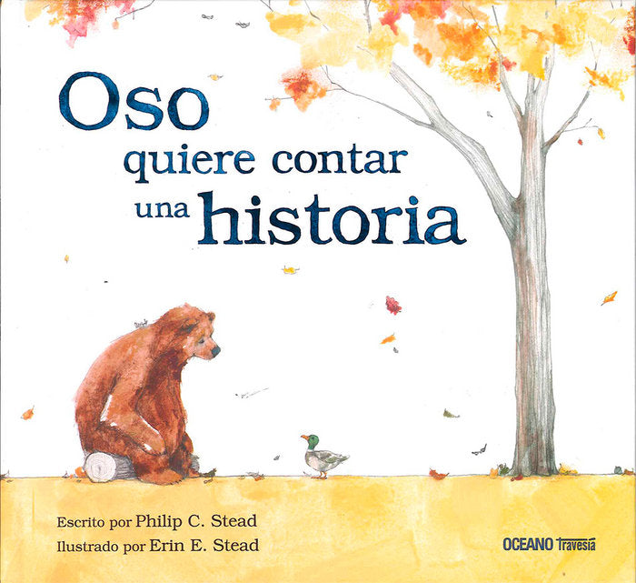 Oso quiere contar una historia, de Stead, Philip | portada del libro