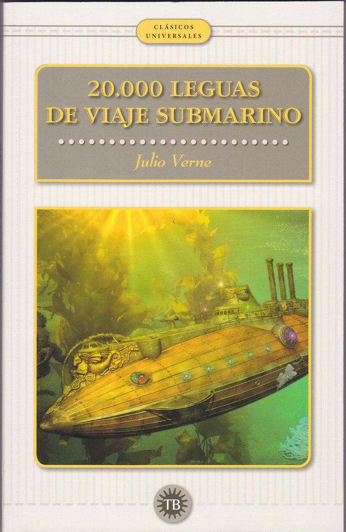 VEINTE MIL LEGUAS DE VIEJE SUBMARINO, de VERNE, JULIO | portada del libro