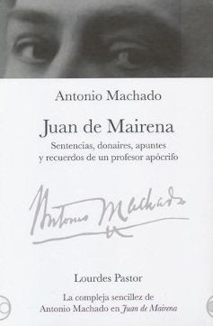 JUAN DE MAIRENA, de ANTONIO MACHADO | portada del libro