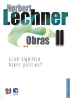 Obras II, de NORBERT LECHNER | portada del libro