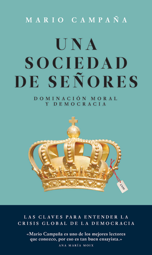 UNA SOCIEDAD DE SEñORES, de MARIO CAMPAñA | portada del libro