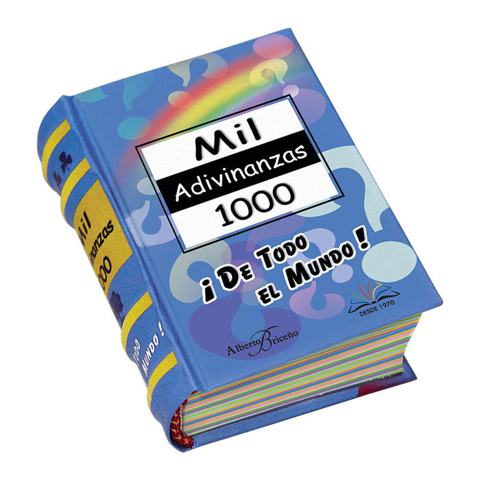 MIL ADIVINANZAS DE TODO EL MUNDO (LIBRO MINIATURA) | portada del libro