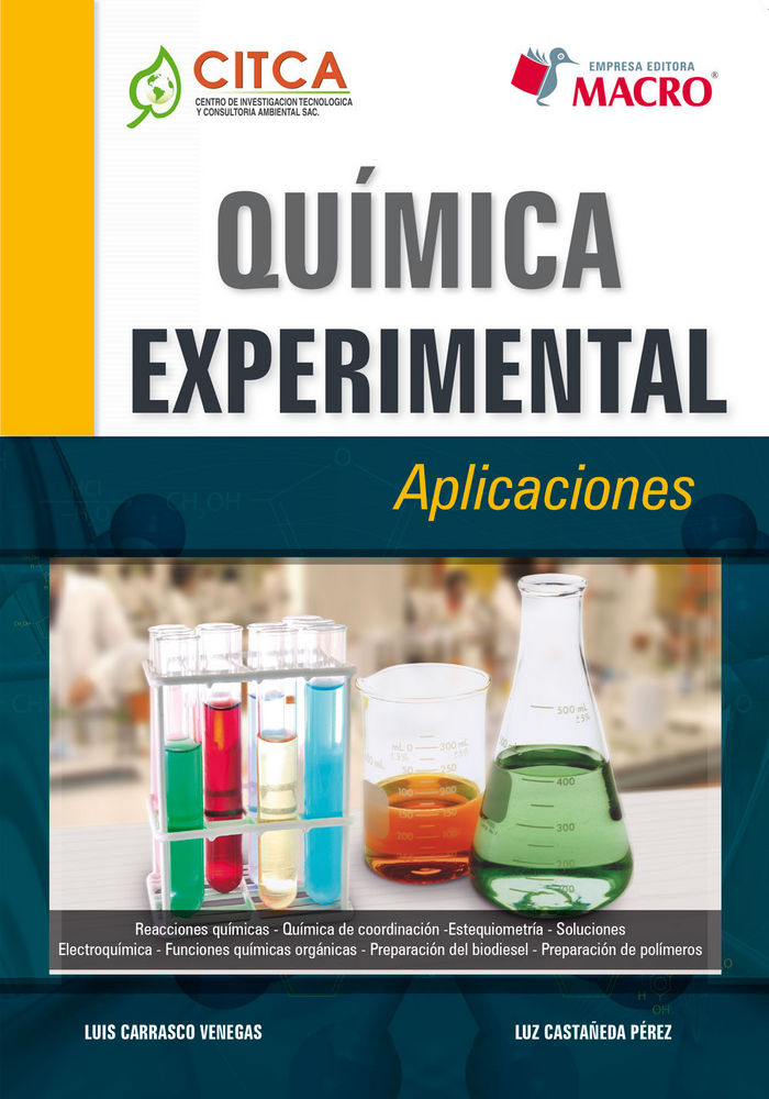 Quimica Experimental, de Luis Carrasco, Luz Castañeda | portada del libro