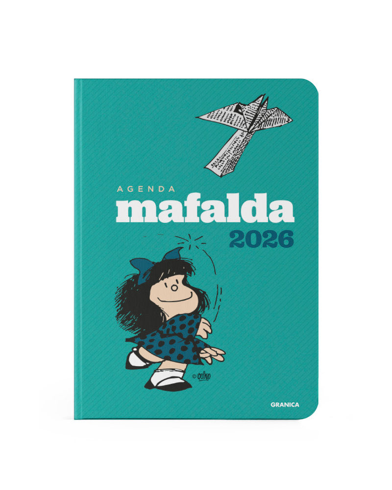 MAFALDA 2026, AGENDA ENCUADERNADA, de QUINO | portada del libro