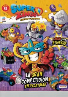 SUPERZINGS. LA GRAN COMPETICION EN PEGATINAS, de VVAA | portada del libro