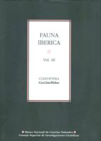 FAUNA IBÉRICA VOL. 40, de SANTOS EIZAGUIRRE | portada del libro