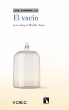 EL VACIO (¿QUE SABEMOS DE?), de JOSE ANGEL MARTIN GAGO | portada del libro