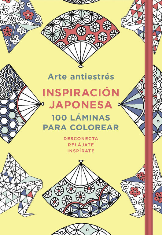 Arte antiestrés: Inspiración japonesa. 100 láminas para colorear, de Varios autores | portada del libro
