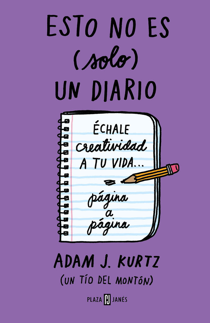 Esto no es (solo) un diario, en morado, de Kurtz, Adam J. | portada del libro