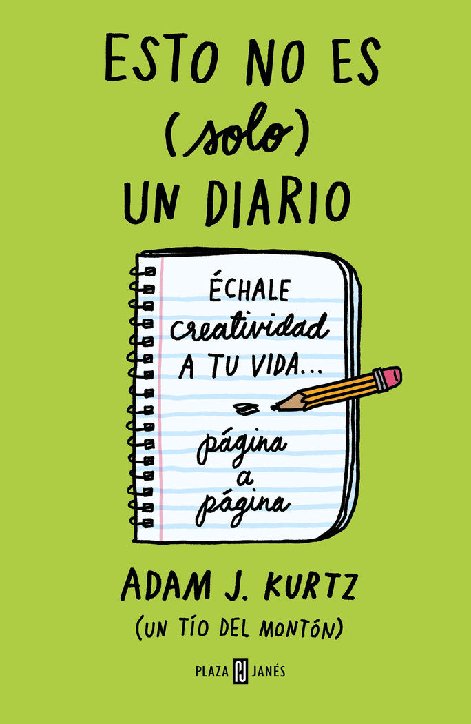 Esto no es (solo) un diario, en verde, de Kurtz, Adam J. | portada del libro