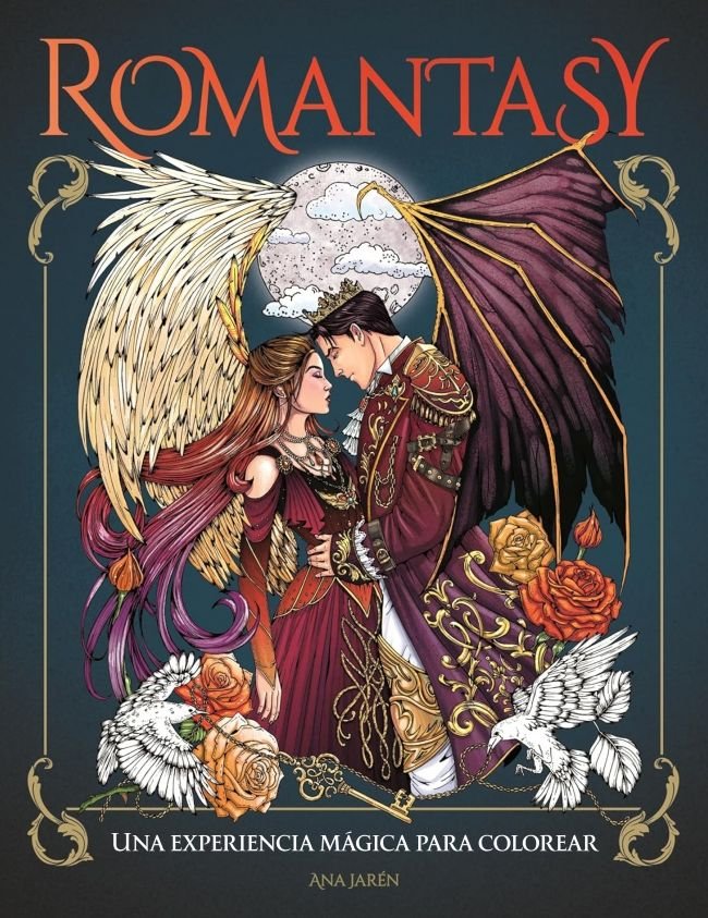 ROMANTASY UNA EXPERIENCIA MAGICA PARA COLOREAR, de ANA JAREN | portada del libro