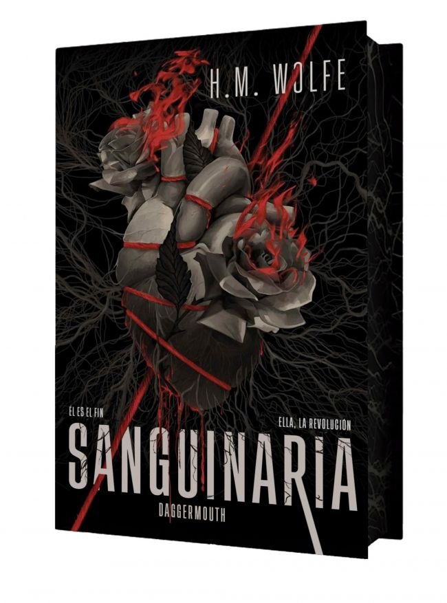 Sanguinaria el corazon 1, de H M Wolfe | portada del libro