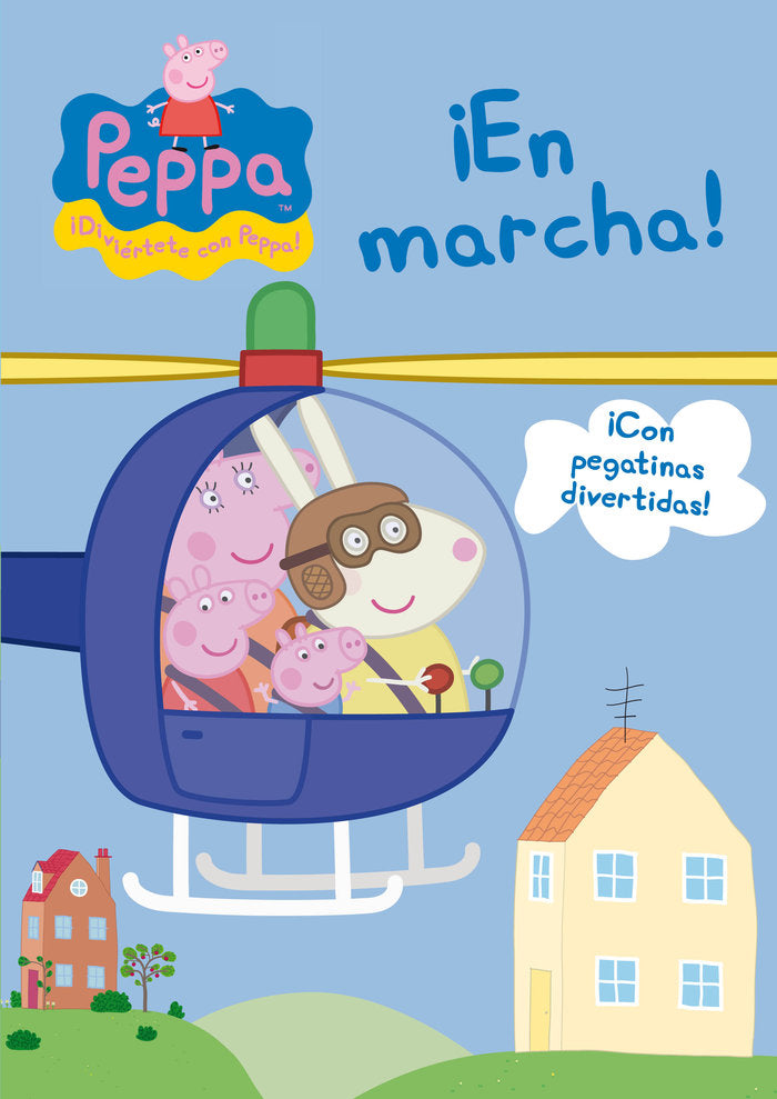 ¡En marcha! (Peppa Pig. Cuaderno de actividades), de Hasbro | portada del libro