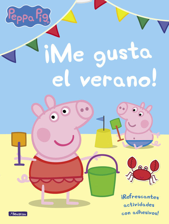¡Me gusta el verano! (Peppa Pig. Cuaderno de actividades), de Hasbro | portada del libro