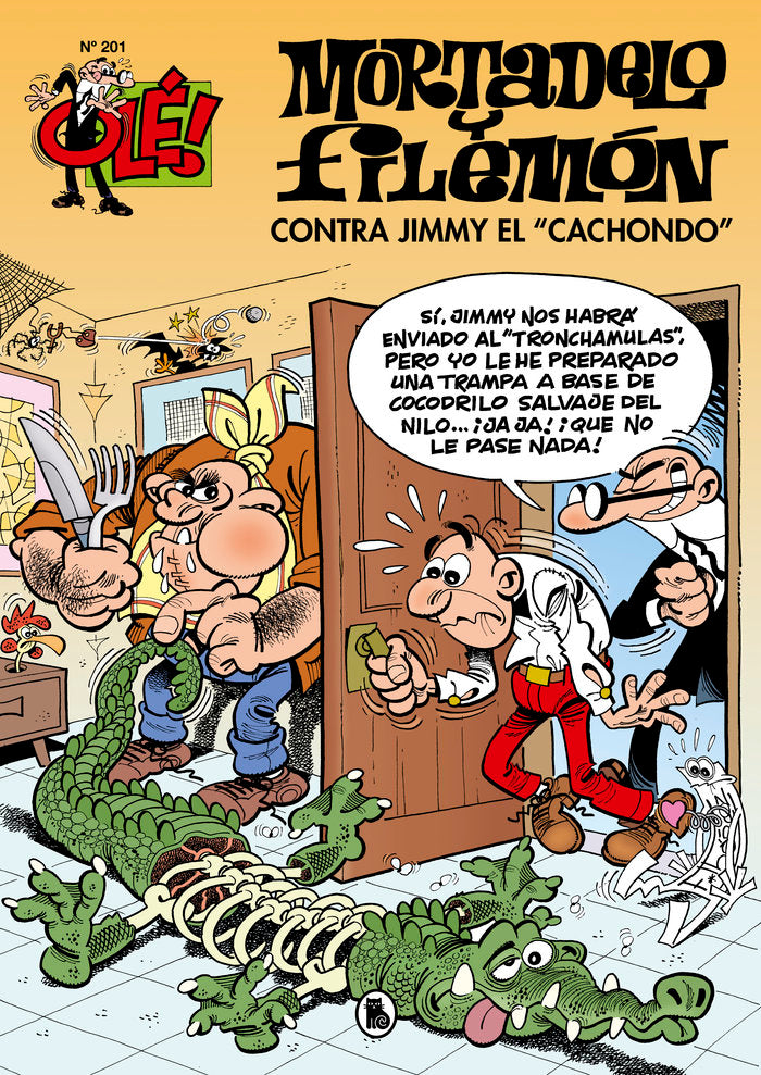 Contra Jimmy «El Cachondo» (Olé! Mortadelo 201), de Ibáñez, Francisco | portada del libro