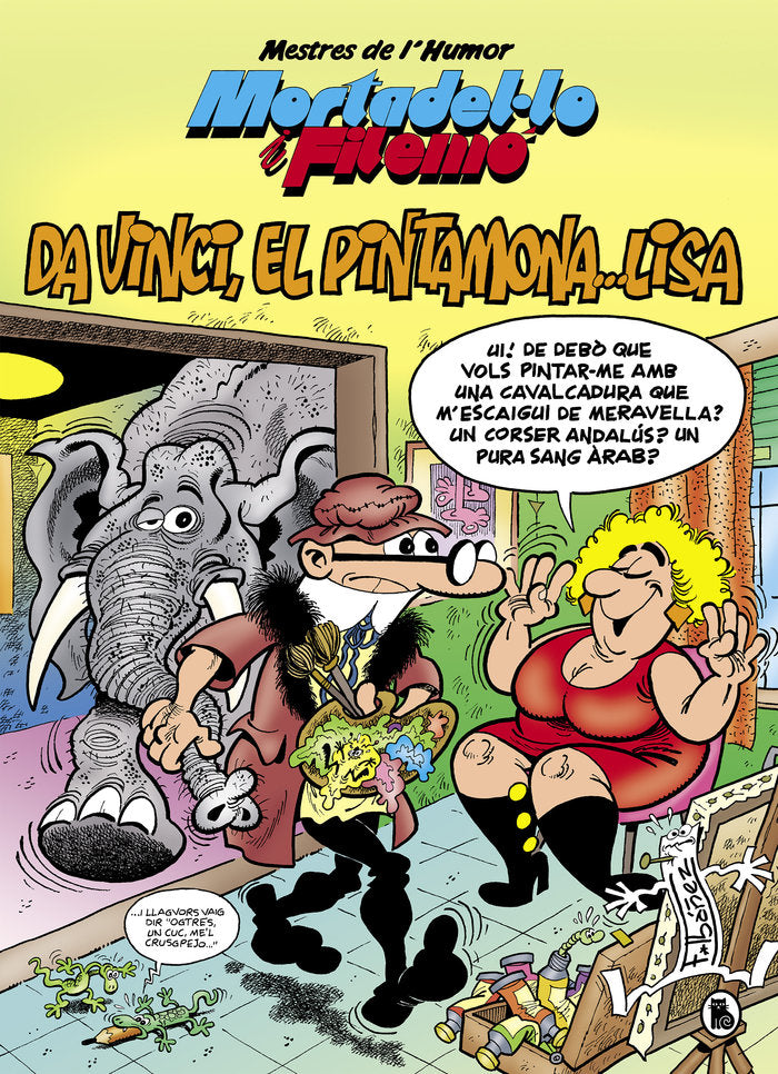 Da Vinci, el pintamona... Lisa (Mestres de l'Humor 52), de Ibáñez, Francisco | portada del libro