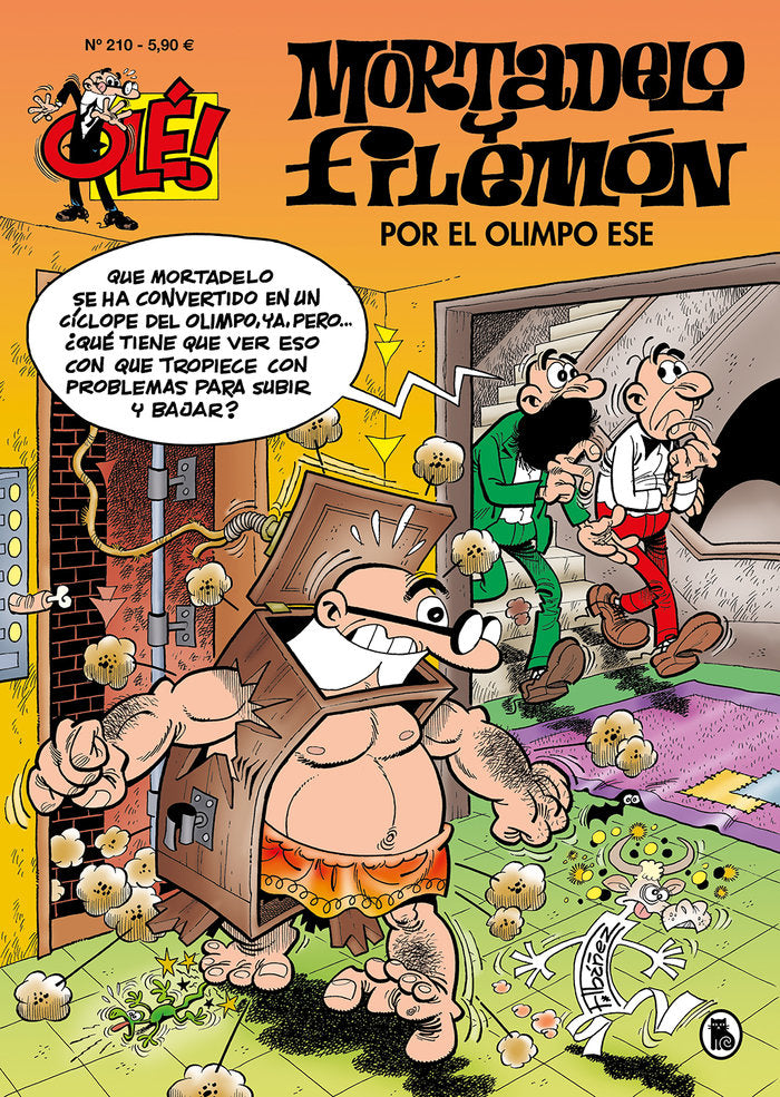 Por el Olimpo ese (Olé! Mortadelo 210), de Ibáñez, Francisco | portada del libro
