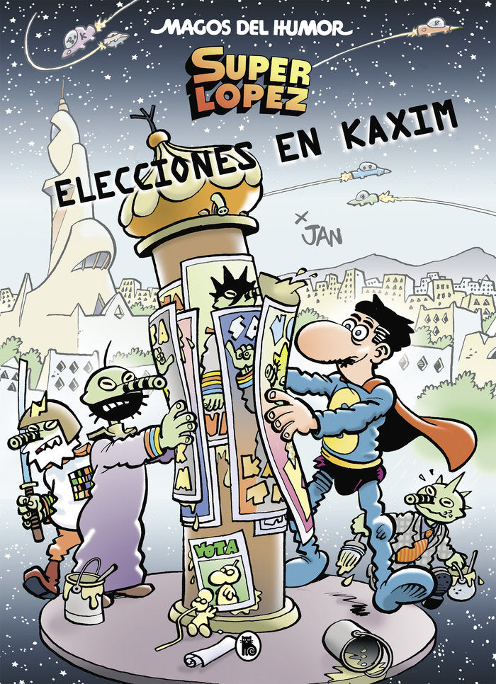 Superlópez. Elecciones en Kaxim (Magos del Humor 143), de Jan, | portada del libro