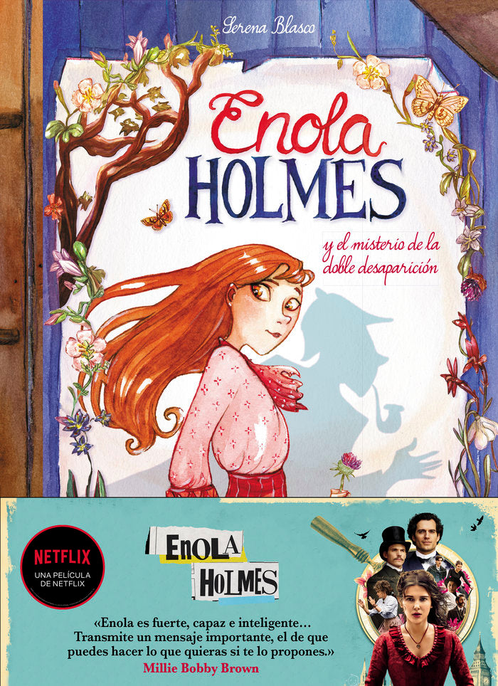 Enola Holmes y el misterio de la doble desaparición (Enola Holmes. La novela gráfica 1), de Springer, Nancy | portada del lib