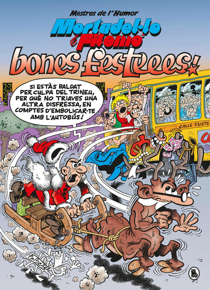 Mortadel·lo i Filemó. Bones festeees! (Mestres de l'Humor 54), de Ibáñez, Francisco | portada del libro