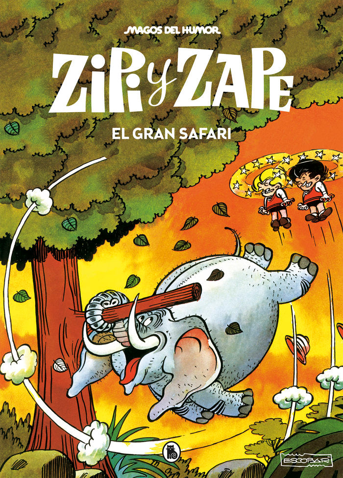 Zipi y Zape. El gran safari (Magos del Humor 18), de Escobar, Josep | portada del libro