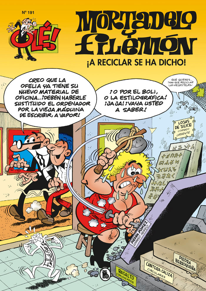 ¡A reciclar se ha dicho! (Olé! Mortadelo 191), de Ibáñez, Francisco | portada del libro