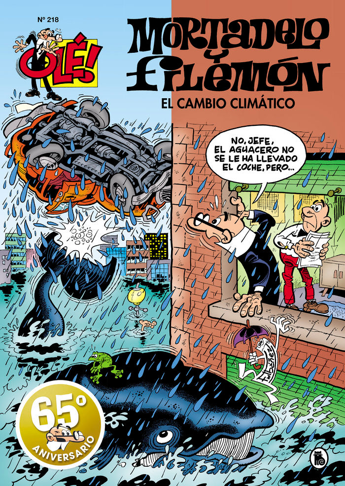 EL CAMBIO CLIMATICO OLE MORTADELO 218, de IBAÑEZ,FRANCISCO | portada del libro