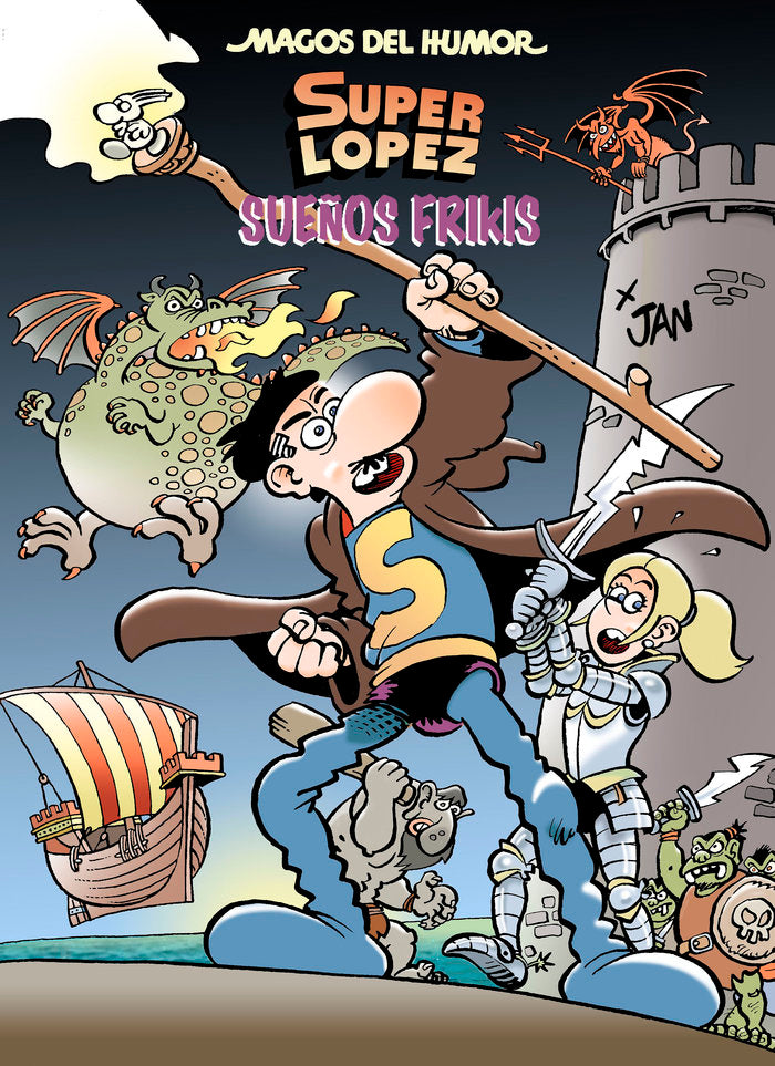 SUEÑOS FRIKIS, de JAN | portada del libro