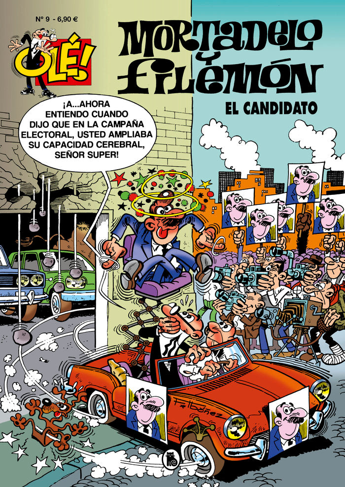 EL CANDIDATO (OLE! MORTADELO 9), de IBAÑEZ | portada del libro