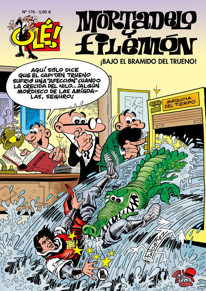 ¡BAJO EL BRAMIDO DEL TRUENO! (OLE! MORTADELO 176), de IBAÑEZ | portada del libro