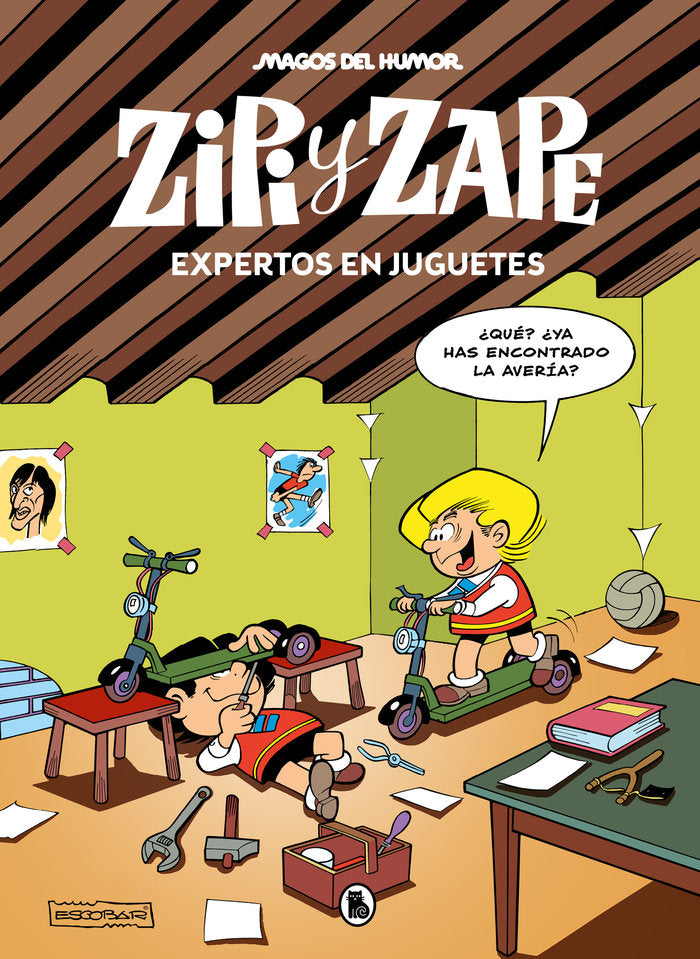 Zipi y Zape. Expertos en juguetes (Magos del humor 220), de JOSEP ESCOBAR | portada del libro