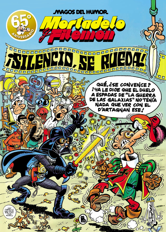 MORTADELO Y FILEMON. ¡SILENCIO, SE RUEDA! (MAGOS DEL HUMOR 63), de IBAÑEZ, FRANCISCO | portada del libro