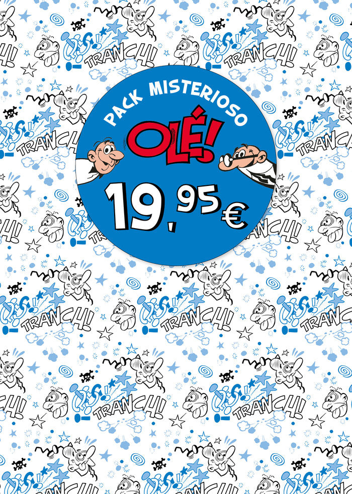 PACK MISTERIOSO OLE AZUL OLE MORTADELO, de FRANCISCO IBAÑEZ | portada del libro